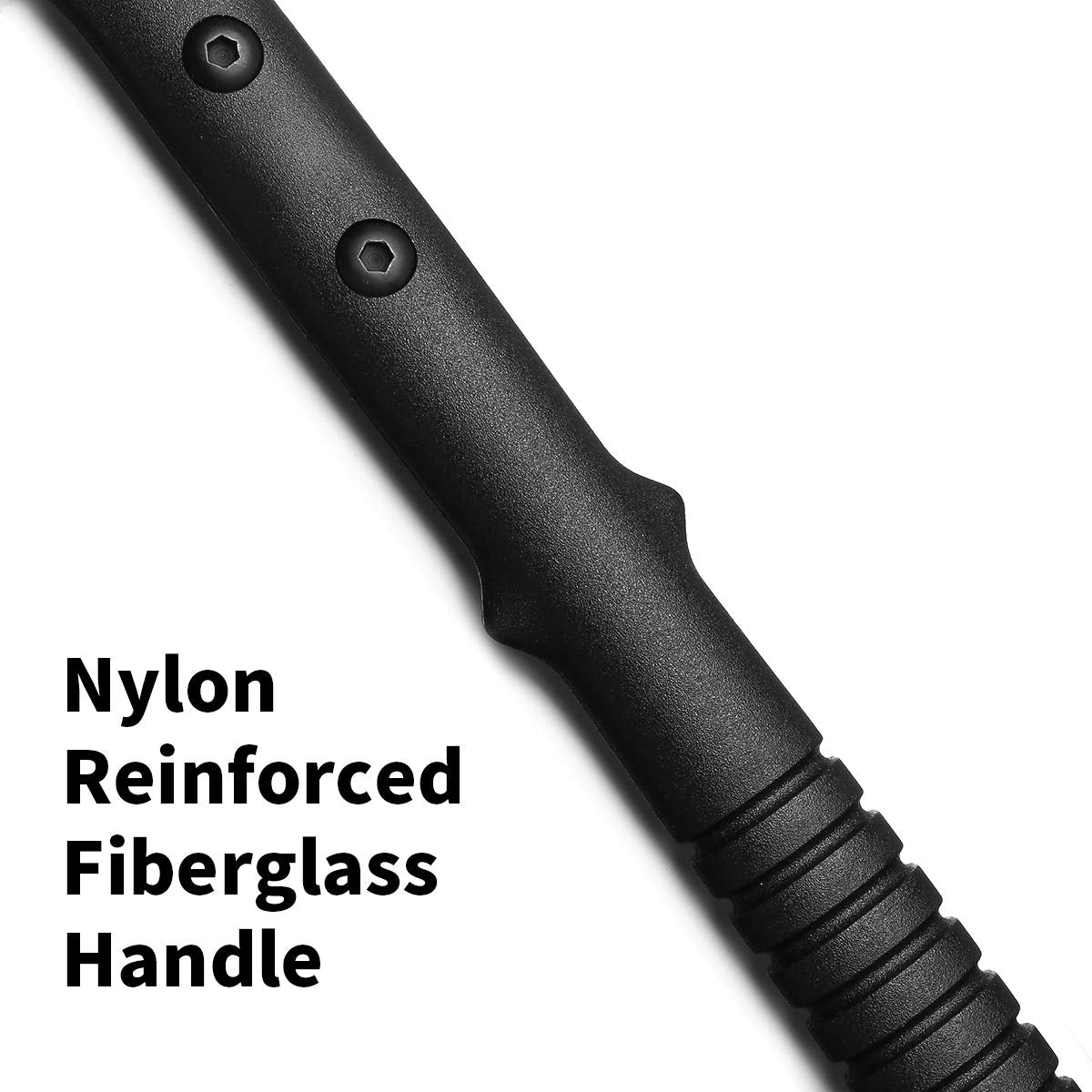 JXE JXO Camping Axe, Throwing Tactical Tomahawk with Spike, Survival Hatchet with Sheath, Nylon Fiber Handle for Outdoor Survival Hiking Camping （2 Pack） JXE JXO