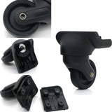 Zoofen Replacement Luggage Wheel Repair Suitcase Bag Parts Spinner Wheels Casters for Travel Customs Box W044 (A Set 4PCS) Zoofen