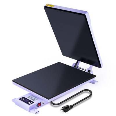Heat Press, 16x20 Power Heat Press Machine, Fast Heating, High Pressure Heat Press Machine for T-Shirt, Digital Industrial Sublimation Printer for Heat Transfer Vinyl, Easy to Use, White