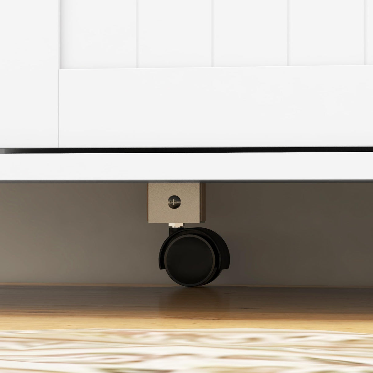 HOMCOM Kitchen Island with Storage, Rolling Kitchen Cart on Wheels with Drop Leaf Top, 3 Drawers, 2 Cabinets, 2 Adjustable Shelves, Spice Rack and Towel Rack, White HOMCOM