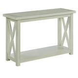Seaside Lodge White Console Table by Home Styles,Off-white homestyles
