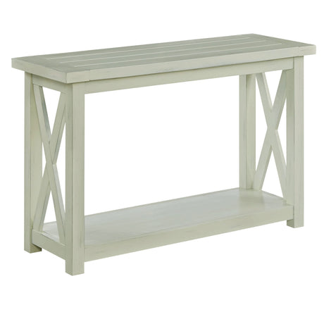 Seaside Lodge White Console Table by Home Styles,Off-white homestyles