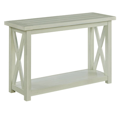 Seaside Lodge White Console Table by Home Styles,Off-white