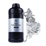 NOVA3D High Clear 3D Printer Resin – Crystal Clear, Tough, Yellowing-Resistant, Low Odor, Fast-Curing 405nm UV Resin (1000g) NOVA3D