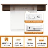 FABATO Lift Top Coffee Table with LED Light and Charging Station, 31.5 Inch Square Coffee Table with Hidden Storage, Modern Farmhouse Center Table for Living Room, Reception Dinning Room, White FABATO