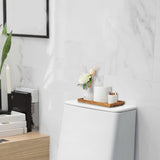 ALELION 11.7" Bathroom Vanity Tray for Counter - Acacia Wood Decorative Tray for Toilet Tank Makeup Perfume Jewelry Catchall Coffee Table - Wooden Kitchen Countertop Organizer for Soap Dispenser ALELION