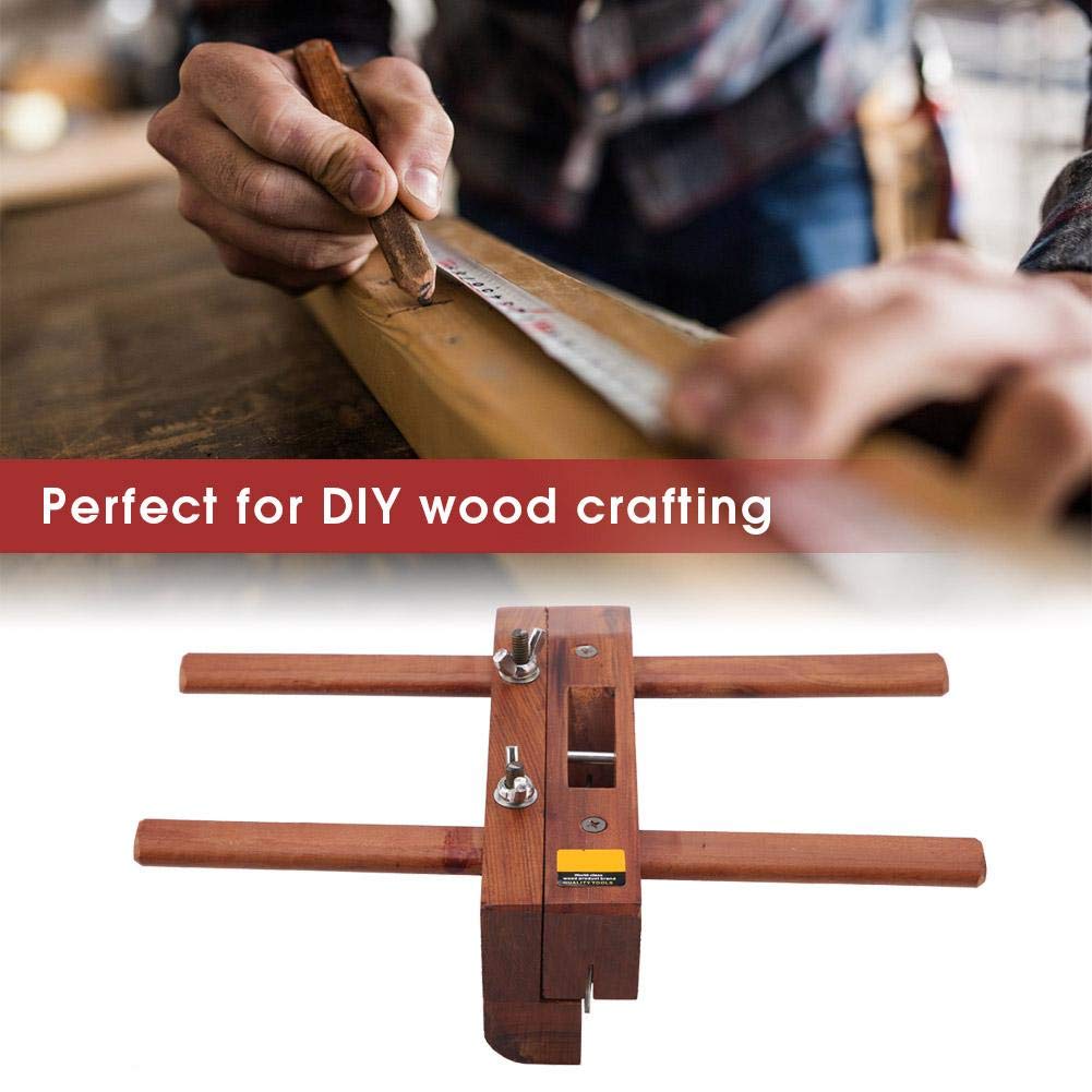 HEEPDD Double Handle Hand Plane,Woodworking Rosewood Hand Plane Kit Furniture Music Instrument DIY Carpenter Plane Hand Tool Wood PlanerHand Planes HEEPDD