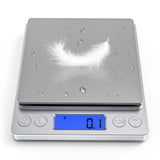 OGWAI Rechargeable Digital Food Scale with Gram and Ounce, Measuring Range 0.1g/3kg(6.6lb), Smart Kitchen Scale for Food, Baking, Cooking, Sourdough Bread, Weight Loss - Small Kitchen Gadget Product OGWAI