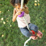 Slackers 8 ft Multi-Color Climbing Rope - Best Outdoor Ninja Warrior Training Equipment for Kids - A Great Addition to Your Backyard Ninjaline Obstacle Course Slackers