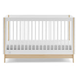 GAP babyGap Tate 4-in-1 Convertible Crib - Greenguard Gold Certified, Bianca White/Natural Delta Children