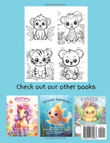 Baby Jungle Animals: Simple & Big Coloring Book For Kids (Simple & Big Coloring Books for Kids) WoodArtSupply