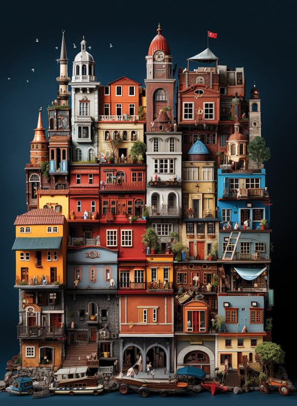 Anatolian Puzzle - Balat, 1000 Piece Puzzle, #1157 Anatolian