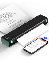 Phomemo M08F Portable Printers Wireless for Travel, Thermal Printer Support 8.5" X 11" US Letter Thermal Paper, Bluetooth Inkless Printer Compatible with iOS, Android, Laptop for Travel, Office, Home Phomemo