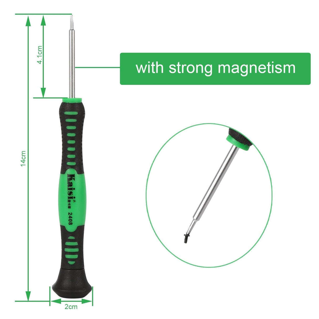 Kaisi 16-Piece Precision Screwdriver Set Repair Tool Kit Compatible Samsung, iPhone, iPad, Computers, Laptops and Other Devices Kaisi