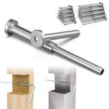 BLIKA 20 Pairs 4"x4" Invisible Cable Railing Kit, 1/8" Invisible Receiver and Swage Stud End for 2"x2", 4"x4" Wood/Metal Posts, 1/8" Cable Railing Hardware, Invisible Cable Railing Hardware BLIKA