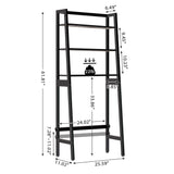 MallKing Over The Toilet Storage, Wooden 3-Tier Over-The-Toilet Rack Bathroom Space Saver Organizer, Freestanding Above Toilet with Toilet Paper Holder and Hooks (Black) MallKing