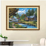 KTHOFCY 5D DIY Diamond Painting Kits for Adults Kids, Scenery Full Drill Embroidery Cross Stitch Crystal Rhinestone Paintings Pictures Arts Wall Decor Painting Dots Kits 15.7X11.8 in KTHOFCY
