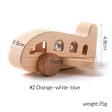 ibwaae Wooden Airplane Toys, Air Transport Vehicles Play Set, Wooden Pull Games, STEM Learning Gift Montessori Toy for Baby Toddler Boys Girls ibwaae