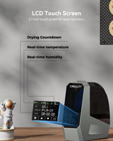 Creality Official Space Pi Filament Dryer, 360° Hot-Air Heating 3D Printer Filament Dryer Box with Fan, Upgraded Filament Dehydrator Storage Box for 1.75/2.85mm PLA PETG ABS Nylon PA TPU Creality