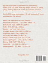 Cross Stitch Patterns: Large Halloween Designs: 12 Spooky and Fun Cross Stitch Patterns – Ideal for Beginners and Advanced Stitchers – Perfect for ... (Cross Stitch Patterns - English Edition) WoodArtSupply