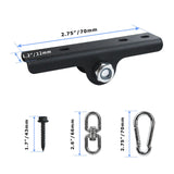 KSWLOR Heavy Bag Hanger - Heavy Duty Punching Bag Mount Hanger Bracket,360° Rotation Wall Ceiling Mount Wood Beam Hook for Boxing Muay Thai Training,Aerial Yoga Swing & Hammock KSWLOR