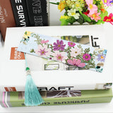 pigpigboss 2 Pieces Morning Glory Bookmark Diamond Painting Kit, Painting Flower Bookmark Diamond Art Dots for Reading Enthusiasts Adult Beginner Graduation Book Decor pigpigboss