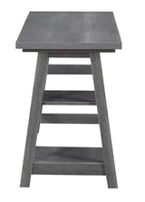 Convenience Concepts Designs2Go Trestle Desk with Shelves, 47", Charcoal Gray Convenience Concepts