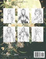 Anime Coloring Book Manhua Edition: Goddess: Xanxia Manga Girls Manhua Adult Coloring Manga Art & Anime Enthusiasts Stress Relief (Manhua Coloring Book) Majosta