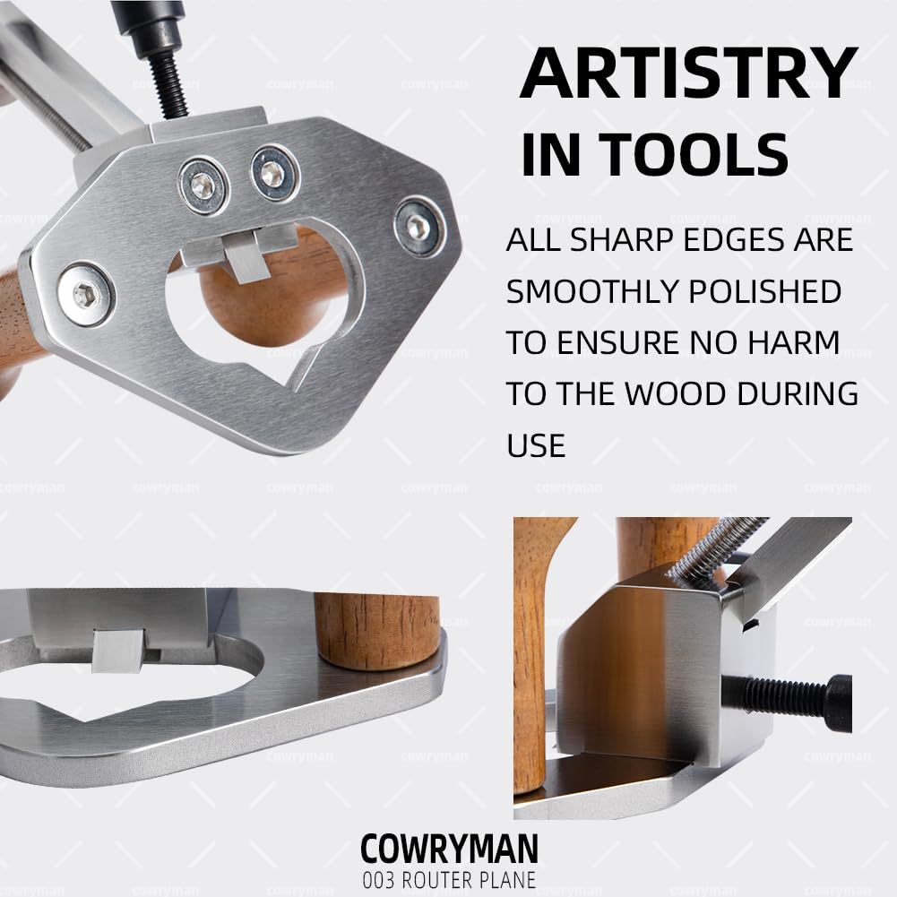 Cowryman Router Plane Handheld Woodworking Tool Cowryman