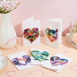 WEBEEDY 20 Sets Paper Quilling Kit for Adults Beginners DIY Heart Quilling Greeting Card Making Kit with Instruction DIY Unique Card for Valentine's Day Birthday,Holiday,New Year's Day,Thanksgiving WEBEEDY