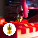 31pcs 3D Printer Nozzles, MK8 Nozzle Kit 0.2mm 0.3mm 0.4mm 0.5mm 0.6mm 0.8mm 1.0mm 3D Printer Brass Hotend Nozzles with Wrench Cleaning Tool Kit for Ender 3 Pro/V2 Extruder Printer Accessories Kit NQEUEPN