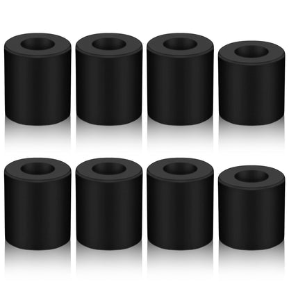 Honoson 8 Pcs 3D Printer Heatbed Parts Silicone Leveling Solid Bed Mount Stable Hotbed Heat Resistant Buffer Compatible with CR-10 Ender 3 Bottom Connect (Black,0.63 Inch, 0.7 Inch) - WoodArtSupply