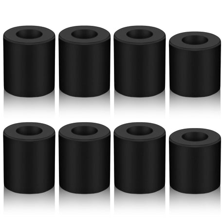 Honoson 8 Pcs 3D Printer Heatbed Parts Silicone Leveling Solid Bed Mount Stable Hotbed Heat Resistant Buffer Compatible with CR-10 Ender 3 Bottom Connect (Black,0.63 Inch, 0.7 Inch) Honoson