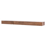 MANTELSDIRECT Mantels Direct Bedford 60 Inch Provincial Finish Floating Mantel Shelf - Modern Poplar Wood Shelf for Fireplaces, Hearths, Décor and More | Mantels Direct MANTELSDIRECT