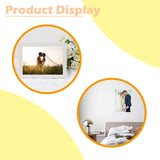 XiyaxiVici 4 Pack Aluminum Sublimation Photo Blanks 12x8 Inch Metal Sublimation Photo Blanks, 0.5mm Thickness Photos Sign Frame Blanks Room Wall Decoration for Heat Transfer Printing White XiyaxiVici