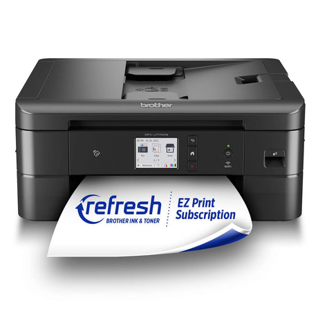 Brother MFC-J1170DW Wireless Color Inkjet All-in-One Printer with Mobile Device Printing, NFC, Cloud Printing & Scanning, Refresh Subscription and Amazon Dash Replenishment Ready Brother