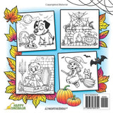 Spooky Season Coloring Book: Cute and Cozy Halloween Designs for Adults and Teens | Stress-Free Coloring for Relaxation with Spooky Vibes WoodArtSupply