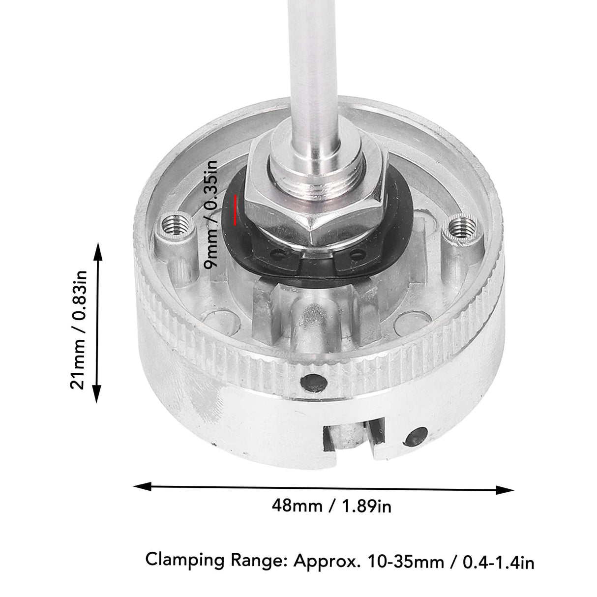Topyond 3 Jaw Lathe Chuck Set, Aluminum Alloy Lathe Jaw, Self Centering Lathe Chuck Plate with X1 Connecting Rod 10x35mm Clamping Topyond