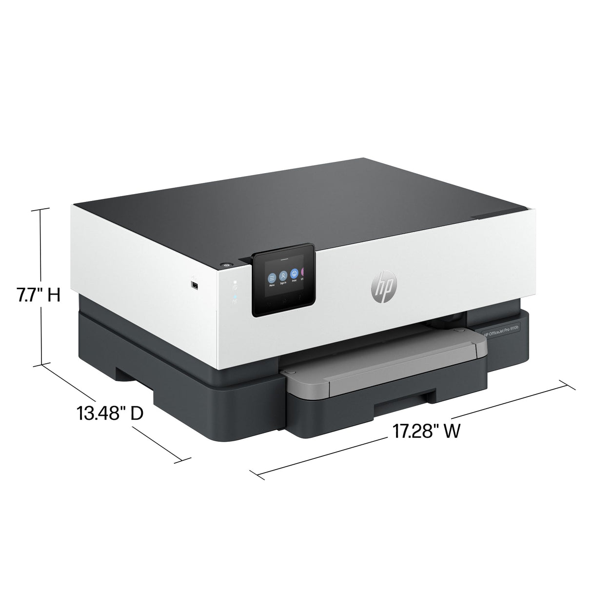 HP OfficeJet Pro 9110b Wireless Color Inkjet Printer, Print, Duplex Printing Best-for-Office (5A0S1A) HP