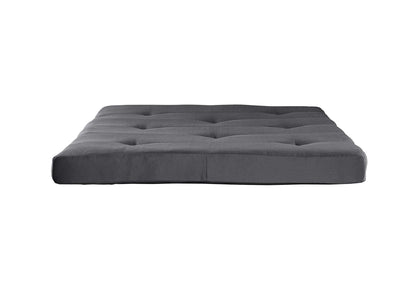 DHP Carson 6 Inch Thermobonded High Density Polyester Fill Futon Mattress, Grey