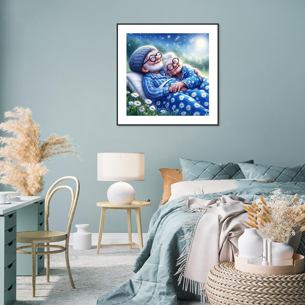 FHBUBPUP 5D Diamond Painting Kits for Adults, Diamond Art Kits for Beginners, DIY Full Drill Round Diamond Point Love You Diamond Art, Craft Gift Suitable for Home Wall Decoration 12×12Inch FHBUBPUP