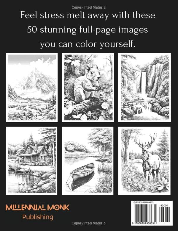 NATURE: Meditation Coloring Book (High-Definition Series) Independently Published