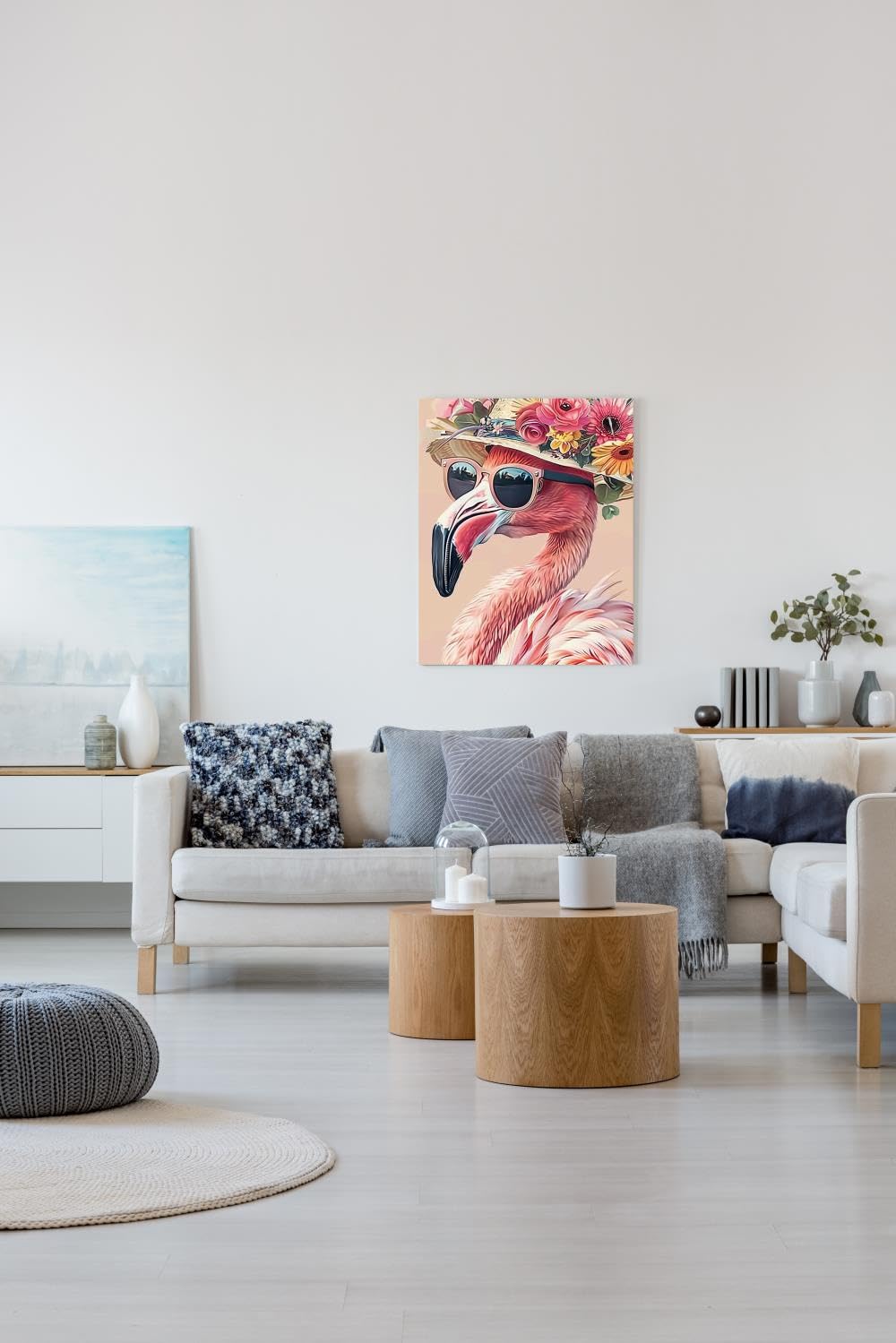 Japanese DIY Samurai Under The Cherry Blossoms Diamond Painting, Paint by Numbers for Beginners, Full Round Diamond Art Kits for Room Decor & Bathroom Decor 8x12 inch Worihut