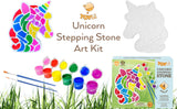TOYLI Unicorn Painting Kit for Kids, Art Set, DIY Project, Stepping Stone Kit, Includes 2 Brushes and 6 Paints, Mess-Free Arts and Crafts TOYLI