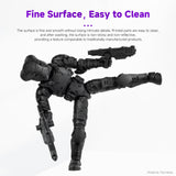 RESIONE Tough 74 3D Printer Resin, Impact-Resistant Photopolymer for LCD DLP MSLA– Wear-Resistant, Low Shrinkage, Durable Resin for Action Figures, Tabletop Miniatures & Joints, Black, 1KG RI RESIONE