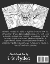 Enchanting Dragon Coloring Book: 50 Captivating Images for Teens and Adults of mystical fire breathing dragons: Escape in your imagination and unleash ... Inner Peace, and Ignite Creative Expression WoodArtSupply
