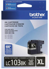 Brother LC103 Ink Cartridge (Black, Cyan, Magenta, Yellow, 4-Pack) in Retail Packaging Brother
