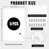 ToBeAce 5 Pcs Sublimation Metal Sign Blanks 7x10 Inch, Aluminum Sublimation Yard Sign Blanks, Sublimation Photo Blanks with Holes Screws DIY Sign Photo for Ourdoor Indoor Garden Yard (Thick 0.45mm) ToBeAce