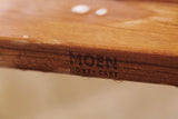 Moen Bath Safety Furniture Wood Home Care Teak Wood Aluminum Folding Shower Seat, Wall Mounted Shower Bench, DN7110 Moen