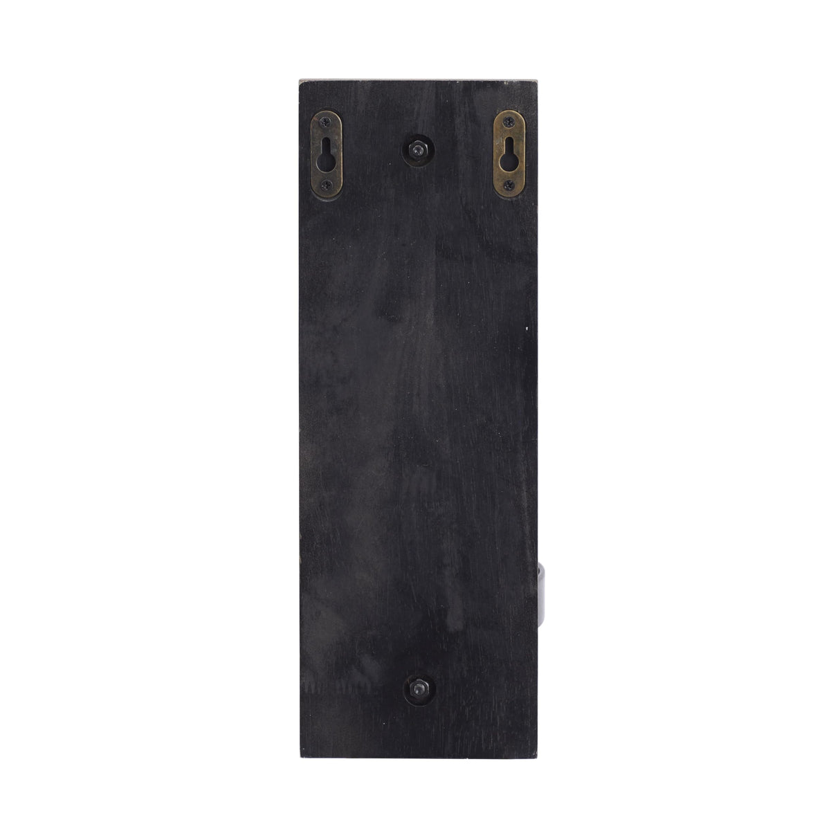 Deco 79 Wood Wall Sconce with Glass Holder, 5" x 8" x 16", Brown Deco 79